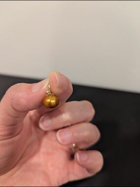 Pumpkin Pearl Charm (No Face)